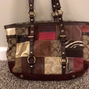 Coach patchwork bag